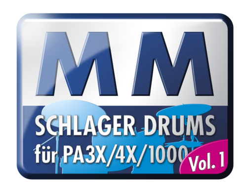 MM Schlager Drums Vol. 1 Erweiterung für KORG PA3X/4X/1000